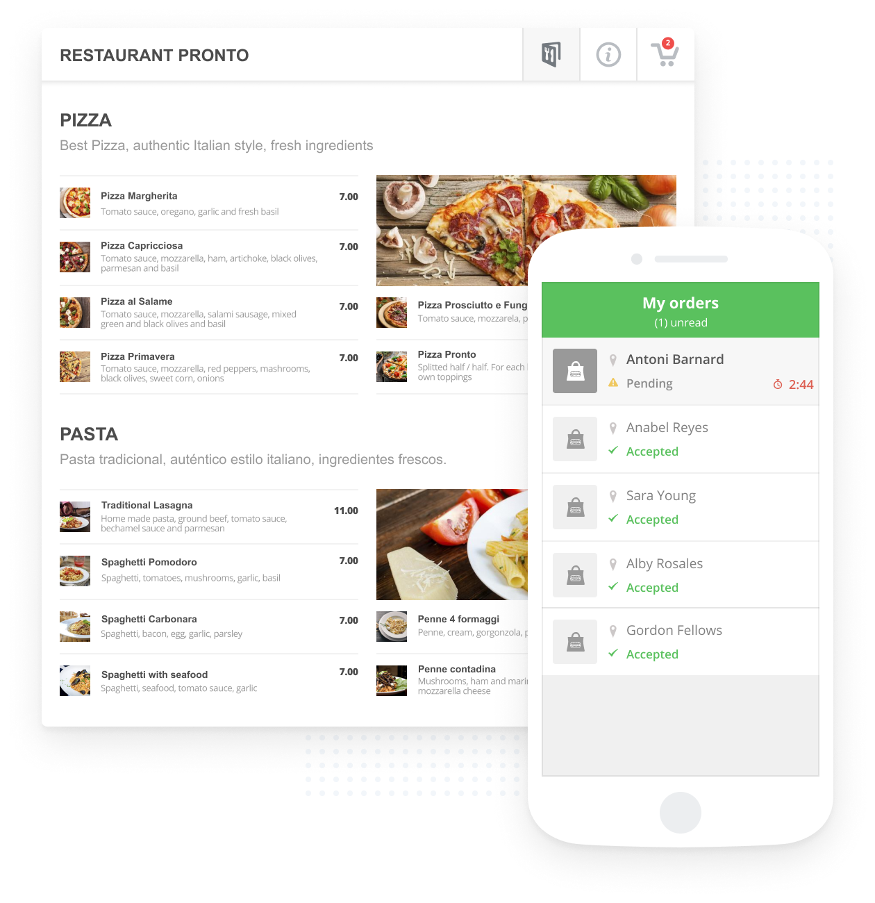 SLG's Food Ordering System