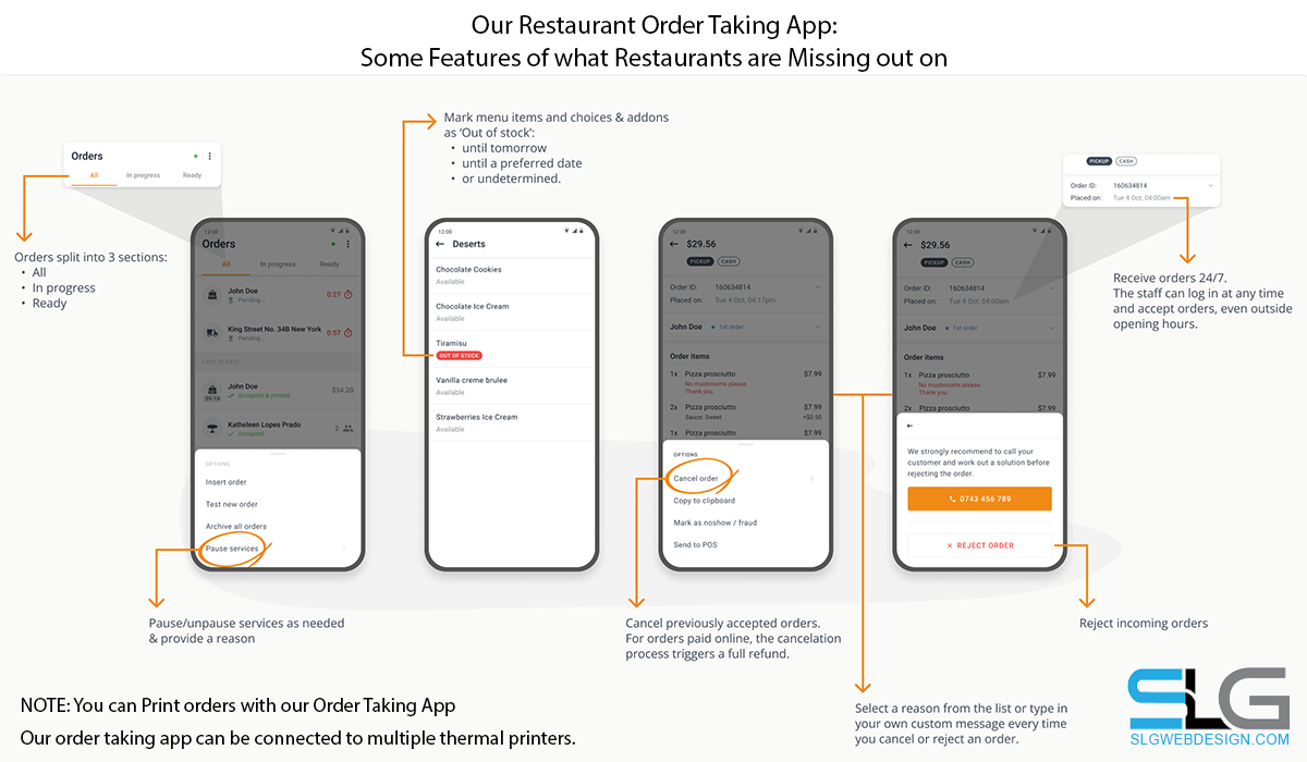 Our Restaurant Order Taking App